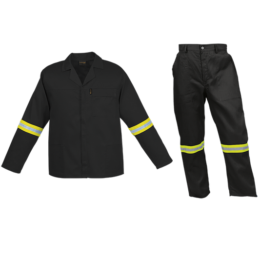 Budget Poly Cotton Conti Suit with Reflective