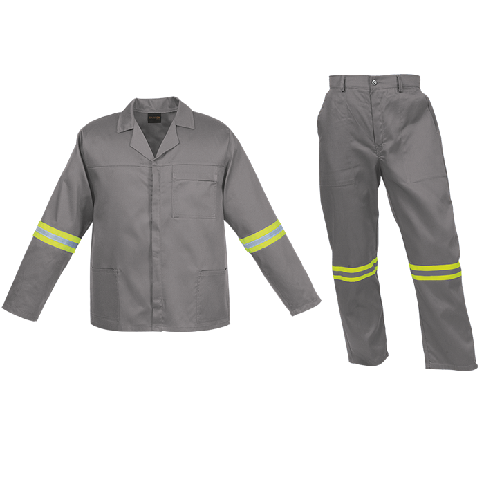 Budget Poly Cotton Conti Suit with Reflective