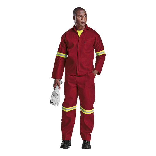 Budget Poly Cotton Conti Suit with Reflective