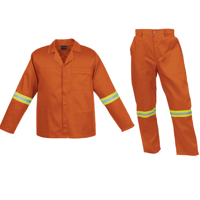 Budget Poly Cotton Conti Suit with Reflective