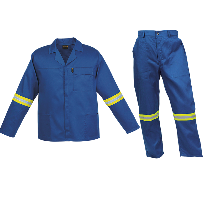 Budget Poly Cotton Conti Suit with Reflective