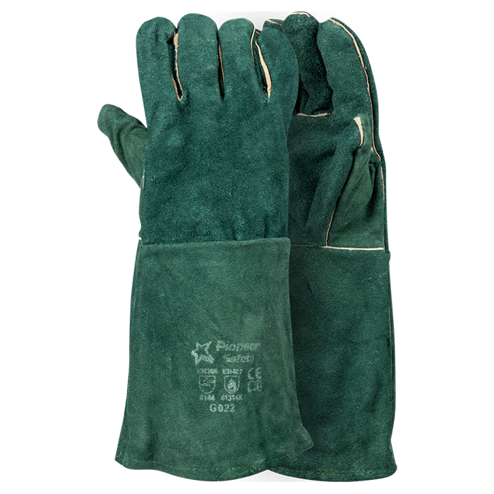 Econo Green Lined Welding Elbow Glove