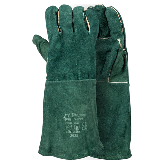 Econo Green Lined Welding Elbow Glove